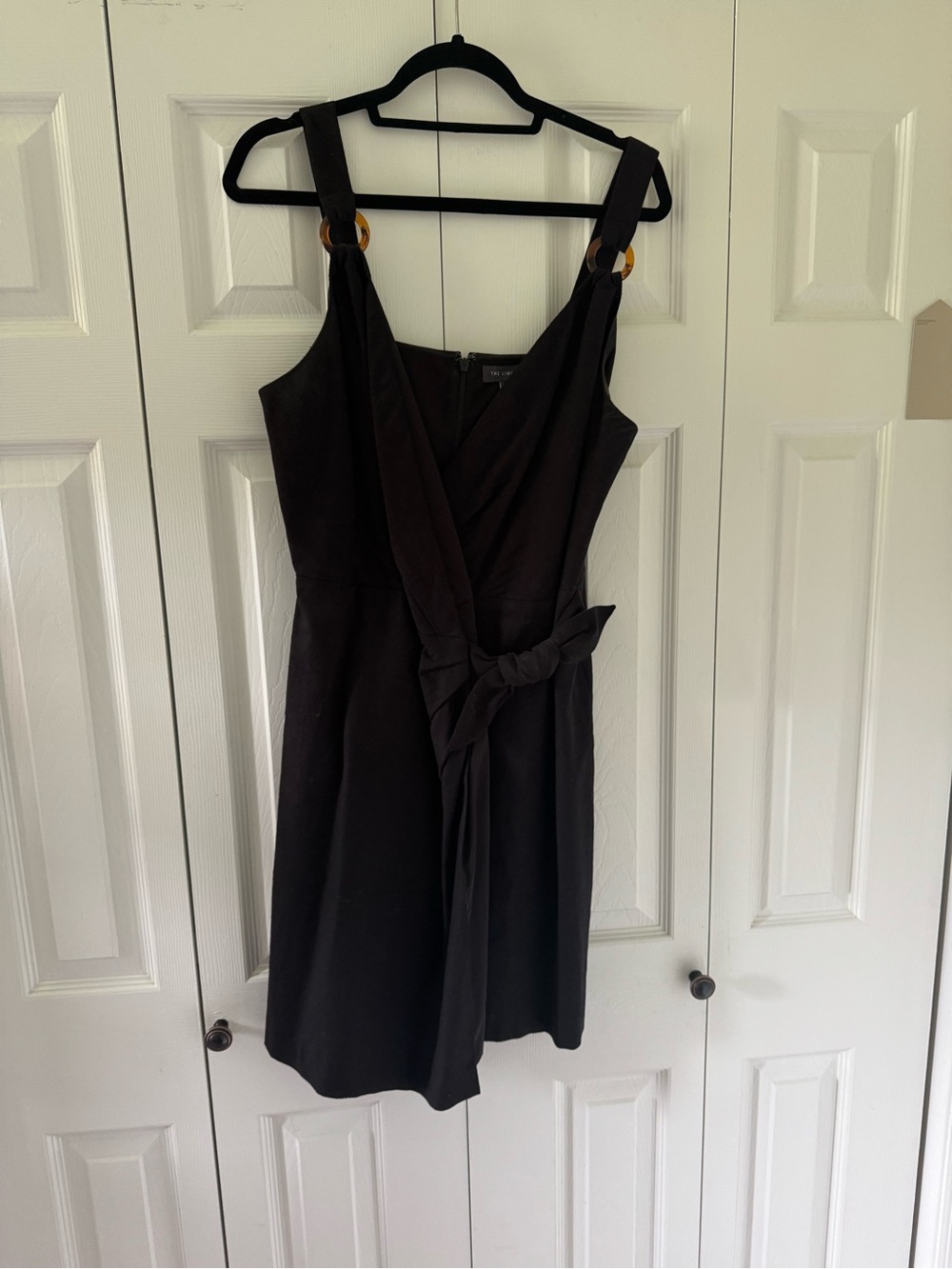 The Limited Black Sleeveless Dress with Ring-Detail Straps